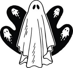 scary halloween ghost