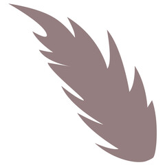 Fototapeta premium Minimalist flat vector illustration of a palm tree with a tall trunk and wide, spiky fronds. Ideal for themes related to nature, tropical locations, summer, or Islamic dates during Ramadan.