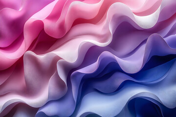 Obraz premium Colorful Wavy Fabric Texture for Design and Artistic Inspiration