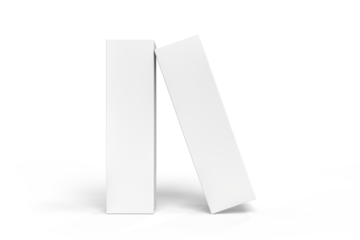 Realistic cardboard paper container packaging boxes mockups isolated on background. Design template for food, cosmetic, pharmacy, sport, cream, delivery, skin care, healthcare or medicine presentation