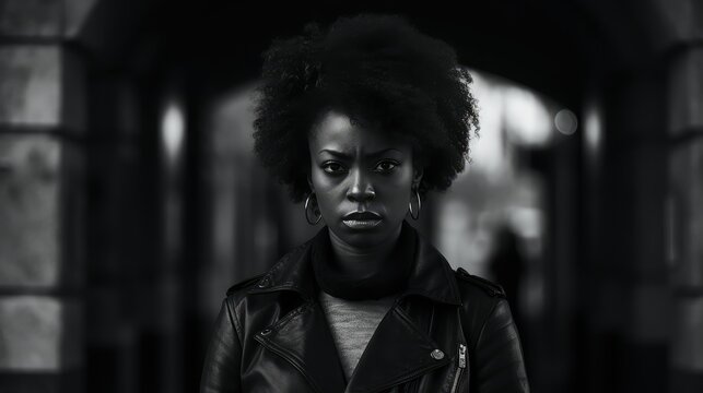 expression upset black woman