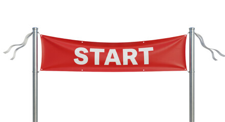 Isolated Start Banner