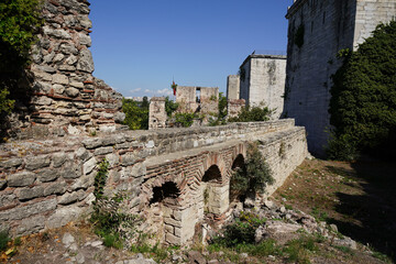 Fototapeta premium Yedikule Fortress in Istanbul, Turkiye