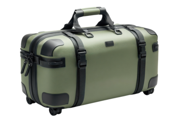 Durable travel duffle bag with wheels and sturdy handles for adventures