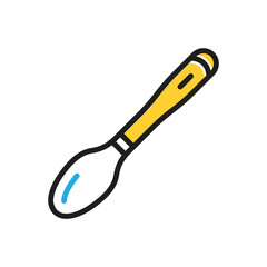 Multi color icon for  tablespoon