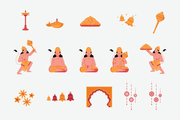 Hanuman Jayanti Illustration