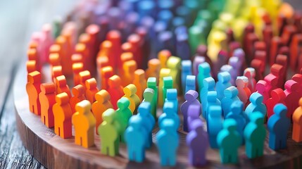 Fototapeta premium customer base is divided by demographics or behavior.