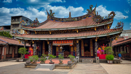 Baoan Temple in Taipei Taiwan