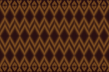 thai art pattern Ikat style seamless weaving style is ideal for interior decoration, clothing, carpets, tiles, backgrounds, walls.