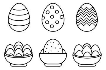 Collecting Eggs Line Art Farmhouse Inspired Drawing