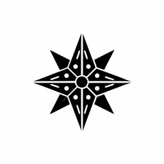 creative details North Star Icon Vector Illustration