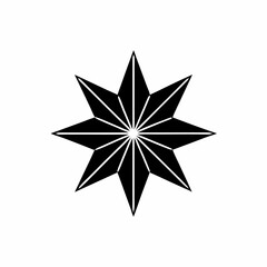 Obraz premium creative details North Star Icon Vector Illustration
