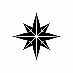 creative details North Star Icon Vector Illustration