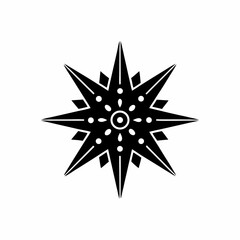 creative details North Star Icon Vector Illustration