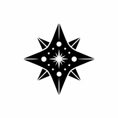 creative details North Star Icon Vector Illustration