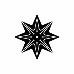 creative details North Star Icon Vector Illustration