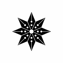 creative details North Star Icon Vector Illustration