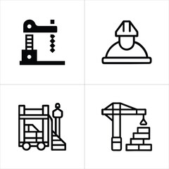 construction icon set
