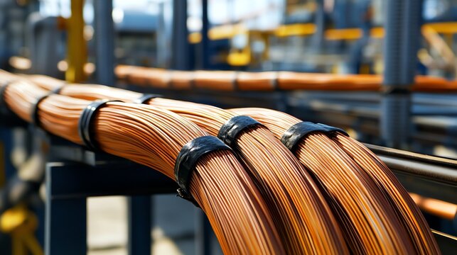 Copper pipes and fittings for carrying out plumbing