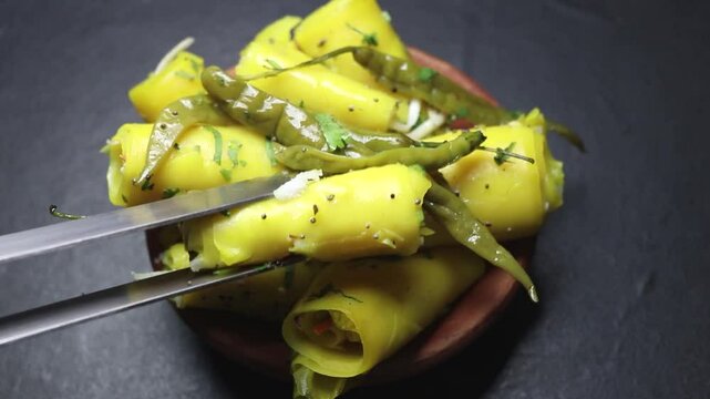 Khandvi is a  snack in Maharashtrian cuisine as well as in Gujarati cuisine.