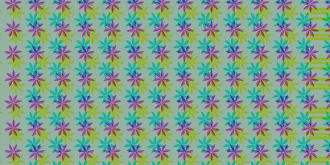 UntitlVibrant Floral Pattern Seamless Repeat for Fabric or Designed design - 13