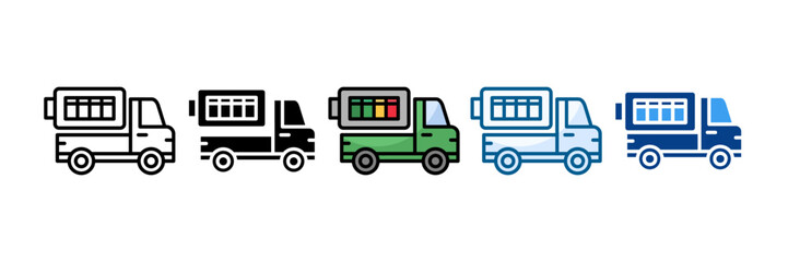 Recharge Icon Set Multiple Style Collection