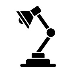Desk Lamp Solid icon