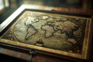 old map of the world