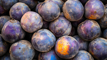 Purple Root Vegetables: Harvest & Display