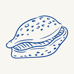 Delicious shellfish dish served fresh at a seaside restaurant during sunset