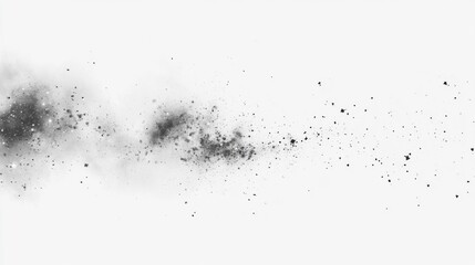 Obraz premium Abstract Black and White Particle Motion Background