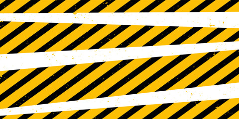 Grunge Warning Line Stripes Yellow Overlay Texture Background. Danger area mark, line danger stripe. abstract illustration