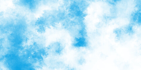 Watercolor illustration art marble painting abstract blue color texture, blue sky with clouds  aquarelle paint blue paper textured canvas perfect light sky blue shades watercolor background.
