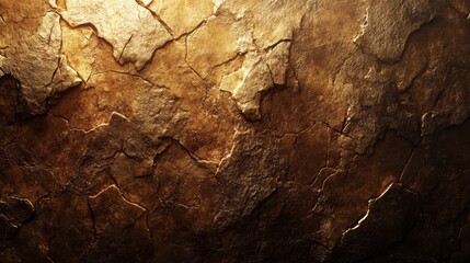Fototapeta premium Dark Brown Cracked Earth Texture Background