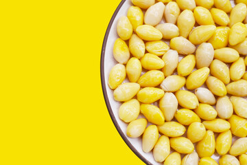 Boiled ginkgo nuts, ginkgo seeds