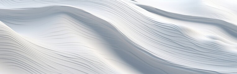 Detailed patterns in a snowdrift's surface.