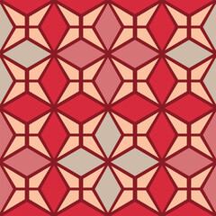 Fototapeta premium Austrian Sampler Pattern: Pink Floral Design (1901)