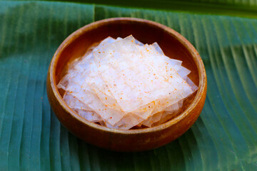 Banh Trang, Vietnamese street food traditonal, Spicy rice paper snack