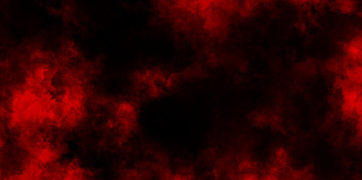 Deep red grunge texture with dark distressed abstract background,  red smoke fog on black background for advertising and wallpaper, creative graphics pattern lines image wallpaper grunge cemetery.