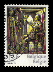 scene from the play by Michel de Gelderode, belgian dramatist