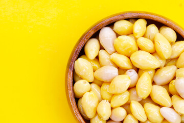 Boiled ginkgo nuts, ginkgo seeds