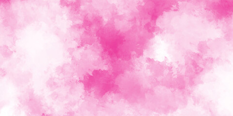 Abstract magenta pink shades aquarelle illustration Watercolor, bright aquarelle painted subtle pink watercolor canvas for stain design,  Oil painting background.