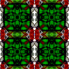 Hand painted digital watercolor seamless pattern