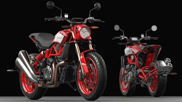 The Indian FTR 1200S is a street tracker, or flat track motorcycle for the street, manufactured by the American brand Indian Motorcycle.