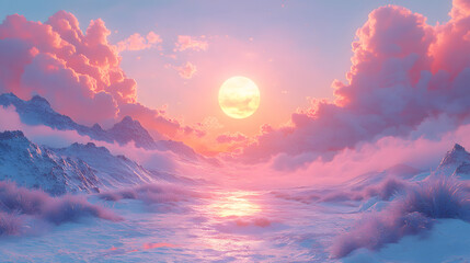 4K heart shaped cloud