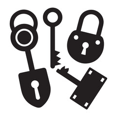 set of keys vector