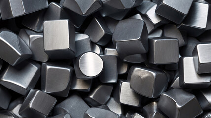 Close up of shiny titanium metal surface with metallic silver and stainless steel texture suitable for professional stock photography premium stock photo for mockup