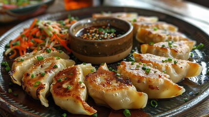 A fragrant vegetable dumpling platter
