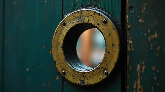 Rusted Round Hatch &ndash; Abandonment & Industrial Decay Concept