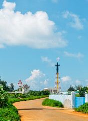Obraz premium Island scenery around the industry station on Weizhou Island, Beihai, Guangxi, China